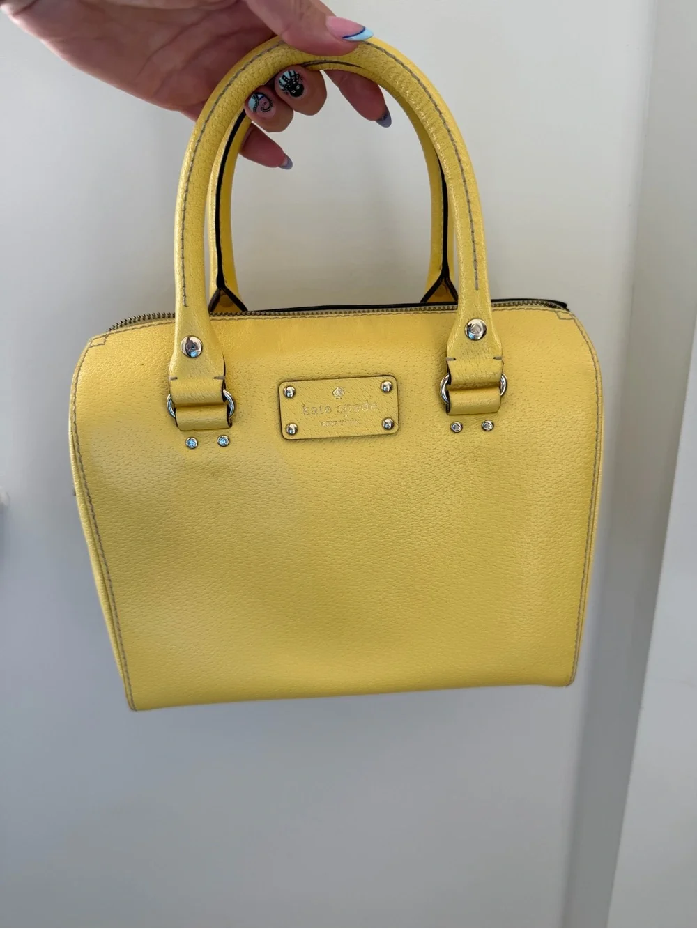 kate spade Yellow Leather Top-Handle Satchel